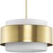 Silva 3 Light 16 inch Brushed Bronze Pendant Ceiling Light, Design Series