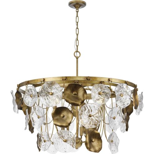 Loretta 9 Light 36 inch Gold Ombre Chandelier Ceiling Light, Design Series