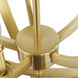 Equinox 5 Light 22 inch Satin Brass Pendant Ceiling Light