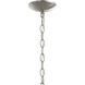 Ilia 6 Light 34 inch Brushed Nickel Chandelier Ceiling Light