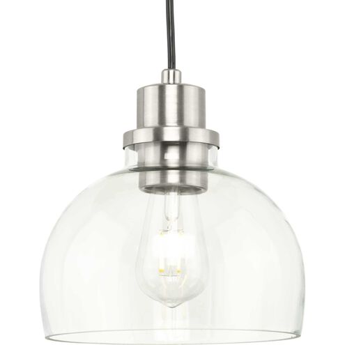 Garris 1 Light 8 inch Brushed Nickel Mini Pendant Ceiling Light