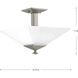 Clifton Heights 2 Light 13 inch Brushed Nickel Semi-Flush Mount Ceiling Light