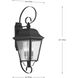 Kiawah 3 Light 27 inch Textured Black Outdoor Wall Lantern, Large, Design Series