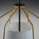 Hangar 1 Light 20 inch Antique Bronze Pendant Ceiling Light, Design Series