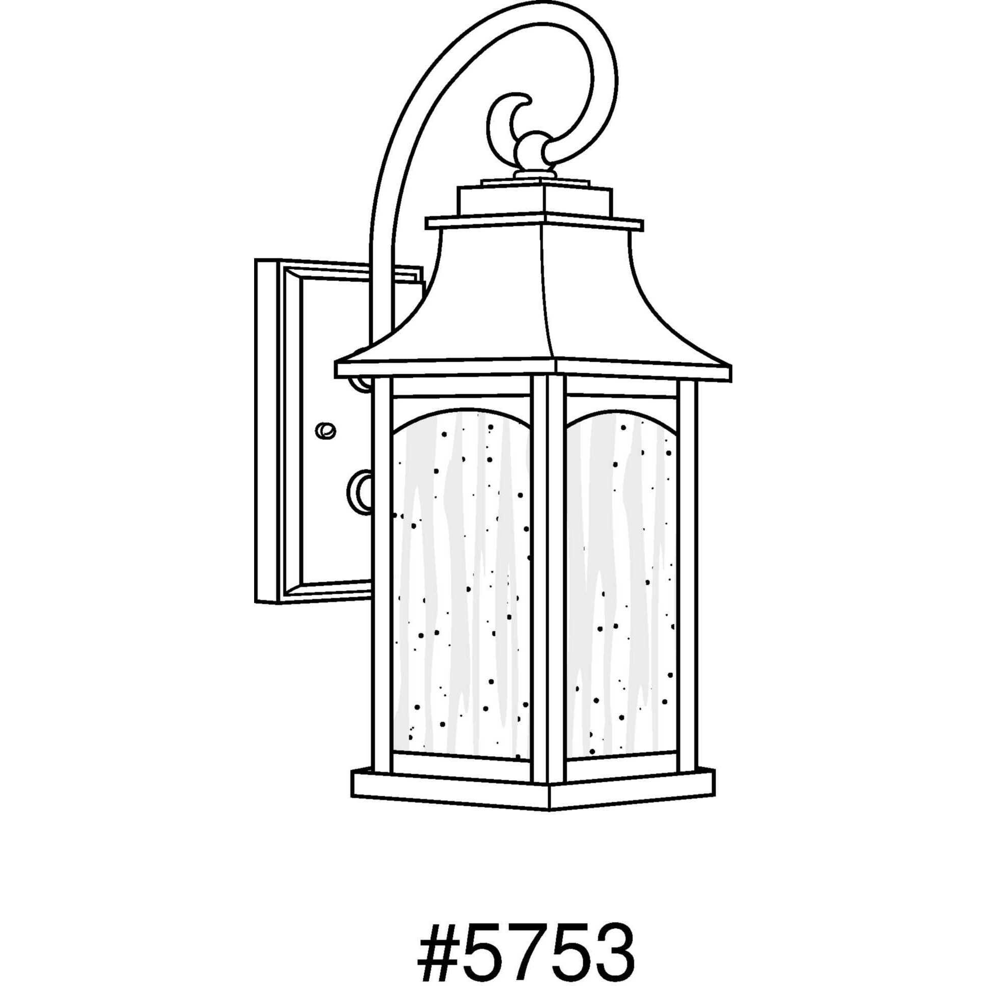 Maison 1 Light 16 inch Textured Black Outdoor Wall Lantern, Small