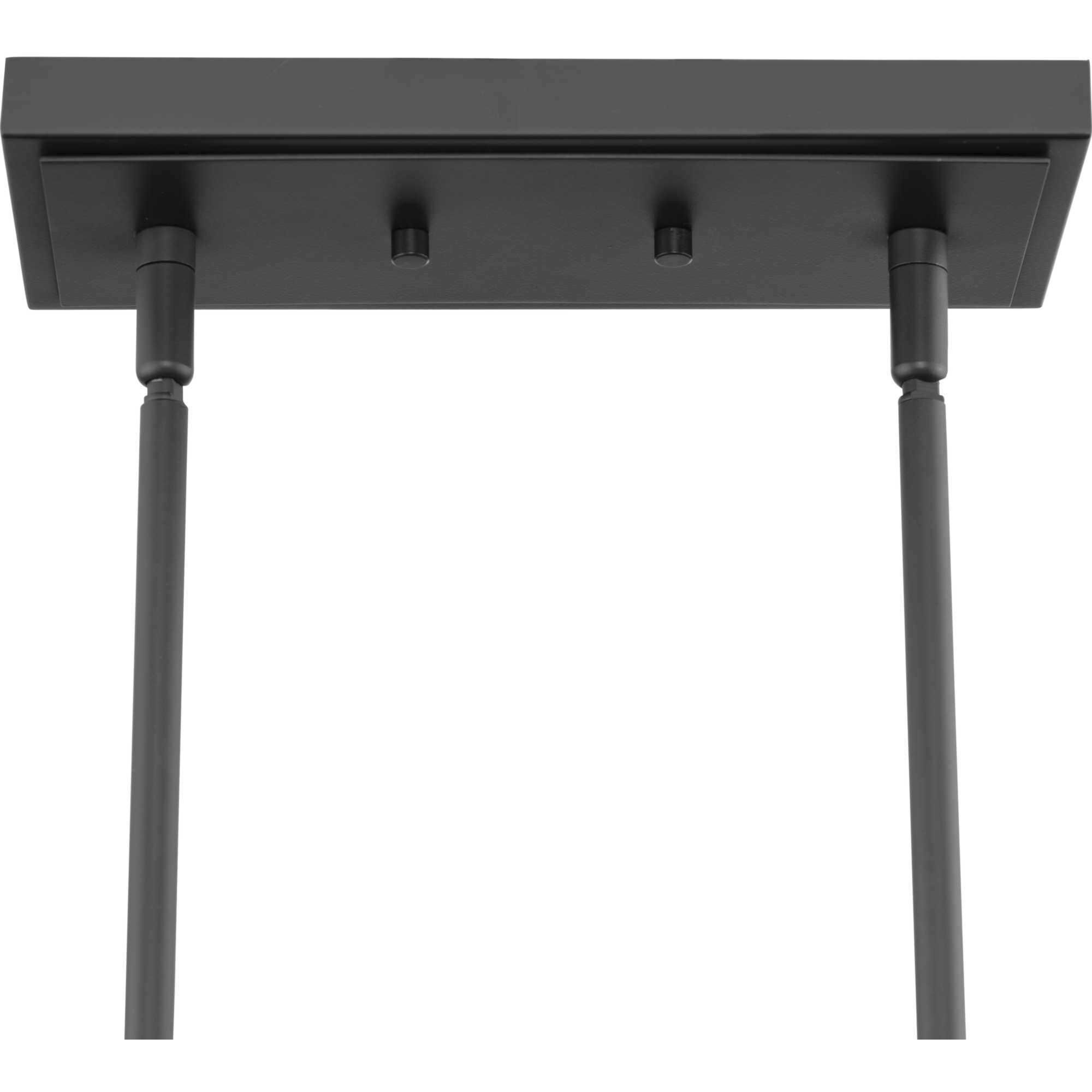 Tosca 10 Light 50 inch Matte Black Linear Chandelier Ceiling Light, Design Series