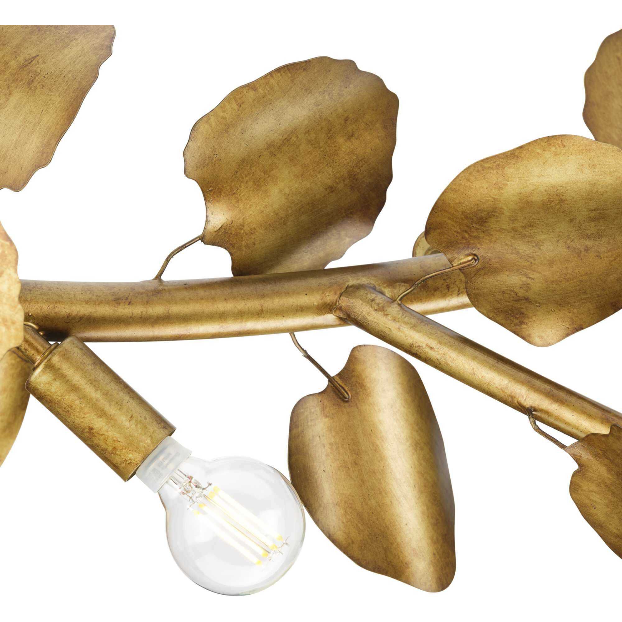 Laurel 7 Light 50.5 inch Gold Ombre Linear Chandelier Ceiling Light, Design Series