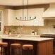 Jheni 5 Light 46 inch Matte Black Linear Chandelier Ceiling Light