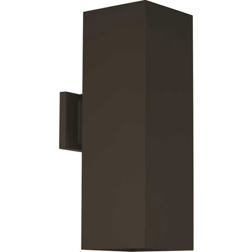 Square 2 Light 6.00 inch Outdoor Wall Light
