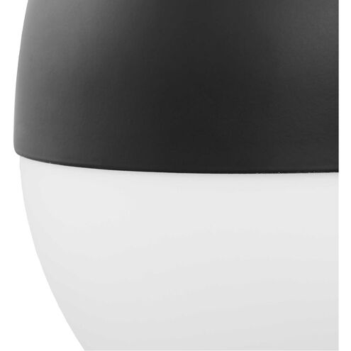 Globe LED LED Matte Black Pendant Ceiling Light, Progress LED