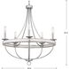 Gulliver 5 Light 26 inch Galvanized Chandelier Ceiling Light