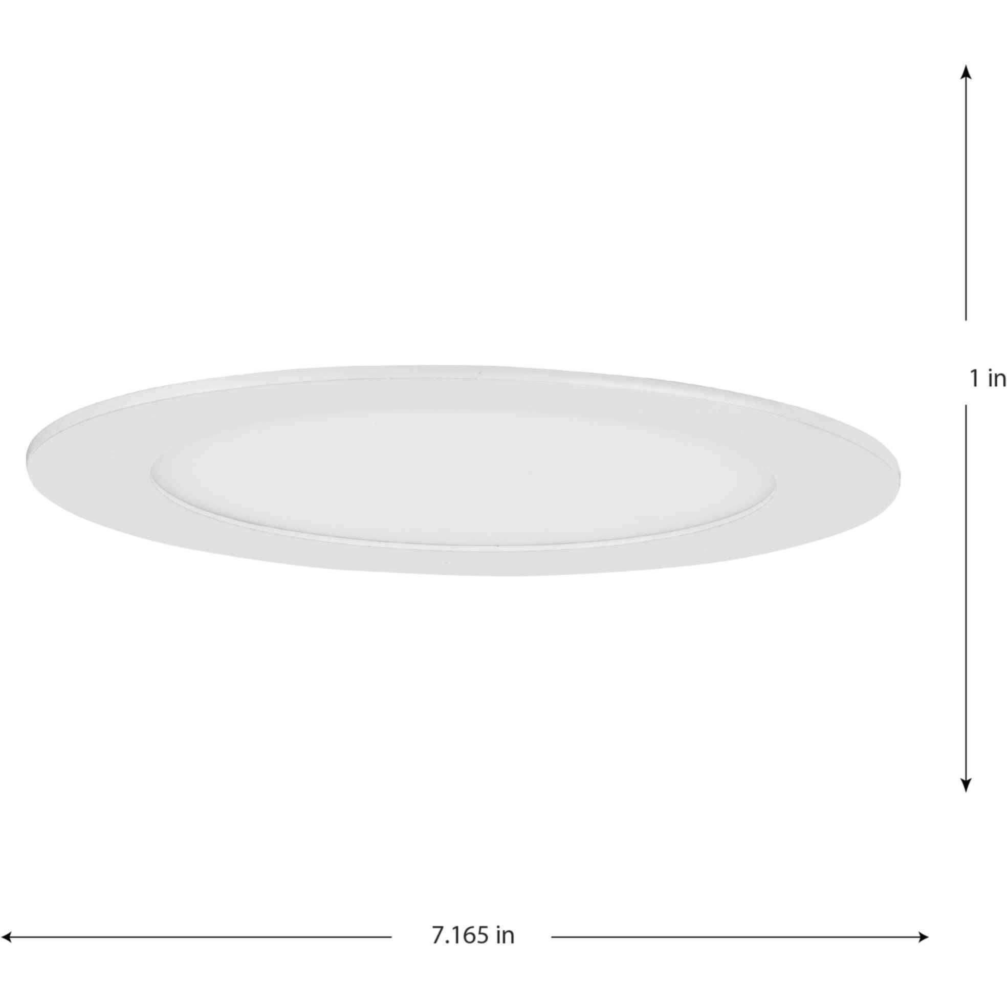 Everlume LED Satin White Canless Recessed Downlight, Progress LED