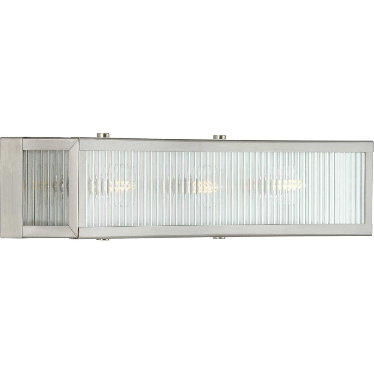 Dwyer 3 Light 22 inch Stainless Steel Bath Vanity Wall Light