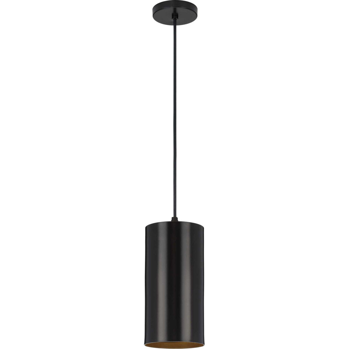 CYL RNDS LED 6 inch Antique Bronze Outdoor Pendant, Progress LED