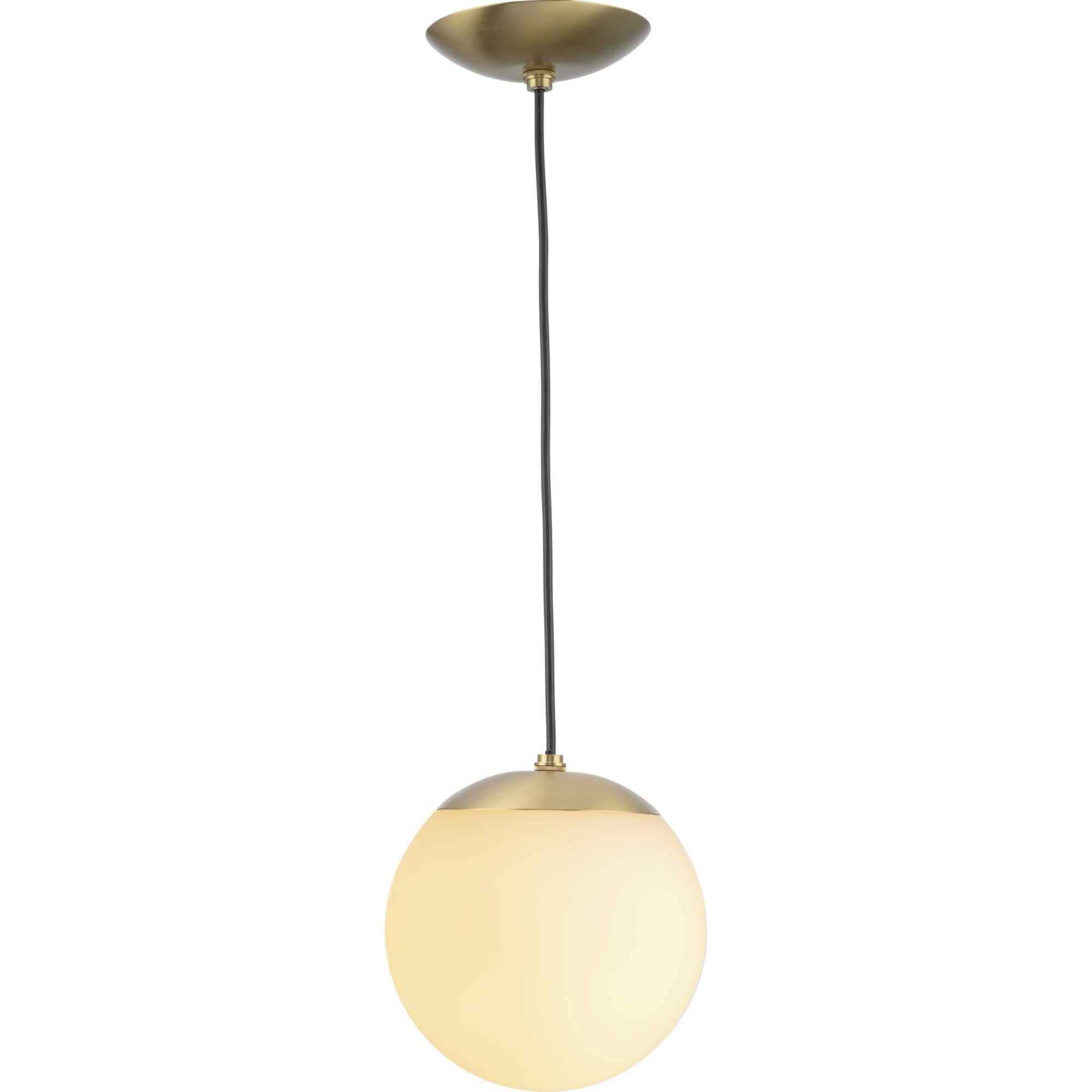 Atwell 1 Light 8 inch Brushed Bronze Pendant Ceiling Light, Small