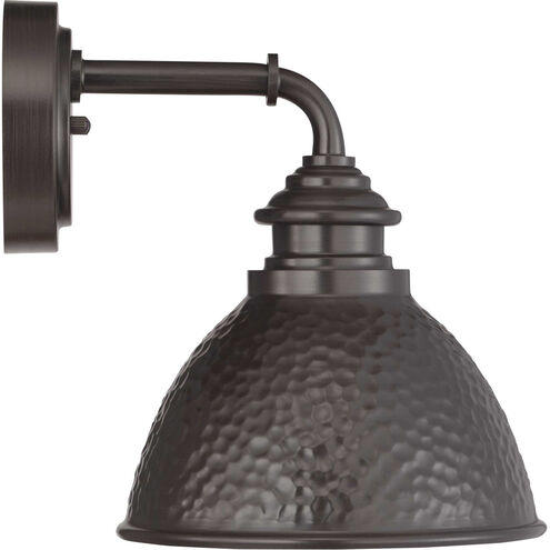 Englewood 1 Light 10 inch Antique Bronze Outdoor Wall Lantern, Small
