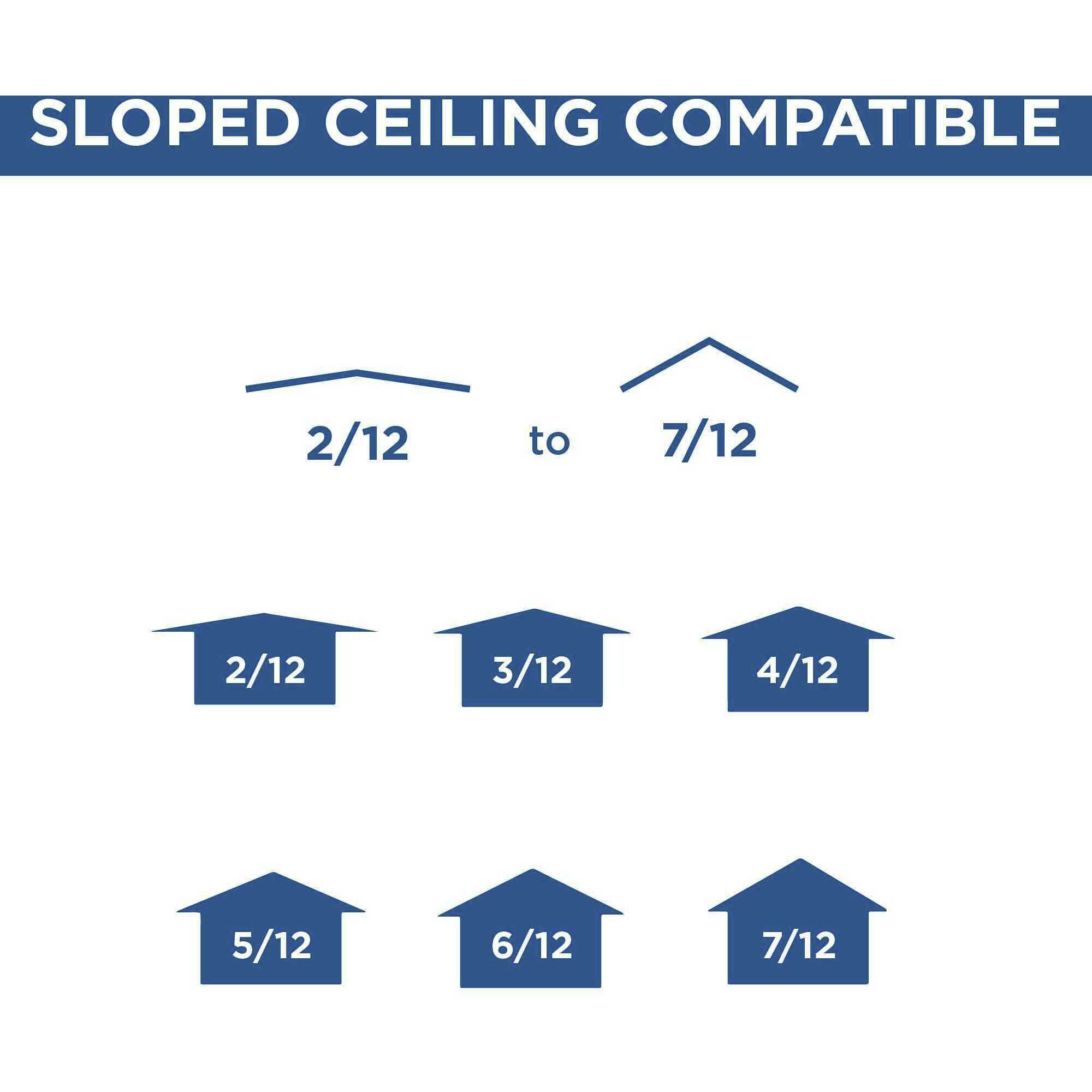 6in Slope Recessed Housing BR-30 Unfinished Recessed Can in Non-IC Rated, New Construction, Non-IC