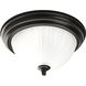 Melon Glass 1 Light 11 inch Antique Bronze Close-to-Ceiling Ceiling Light in Bulbs Included, Fluorescent