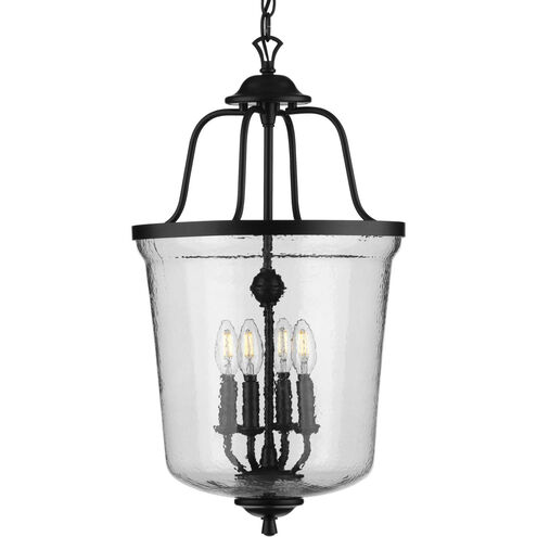 Bowman 4 Light 14 inch Matte Black Foyer Pendant Ceiling Light
