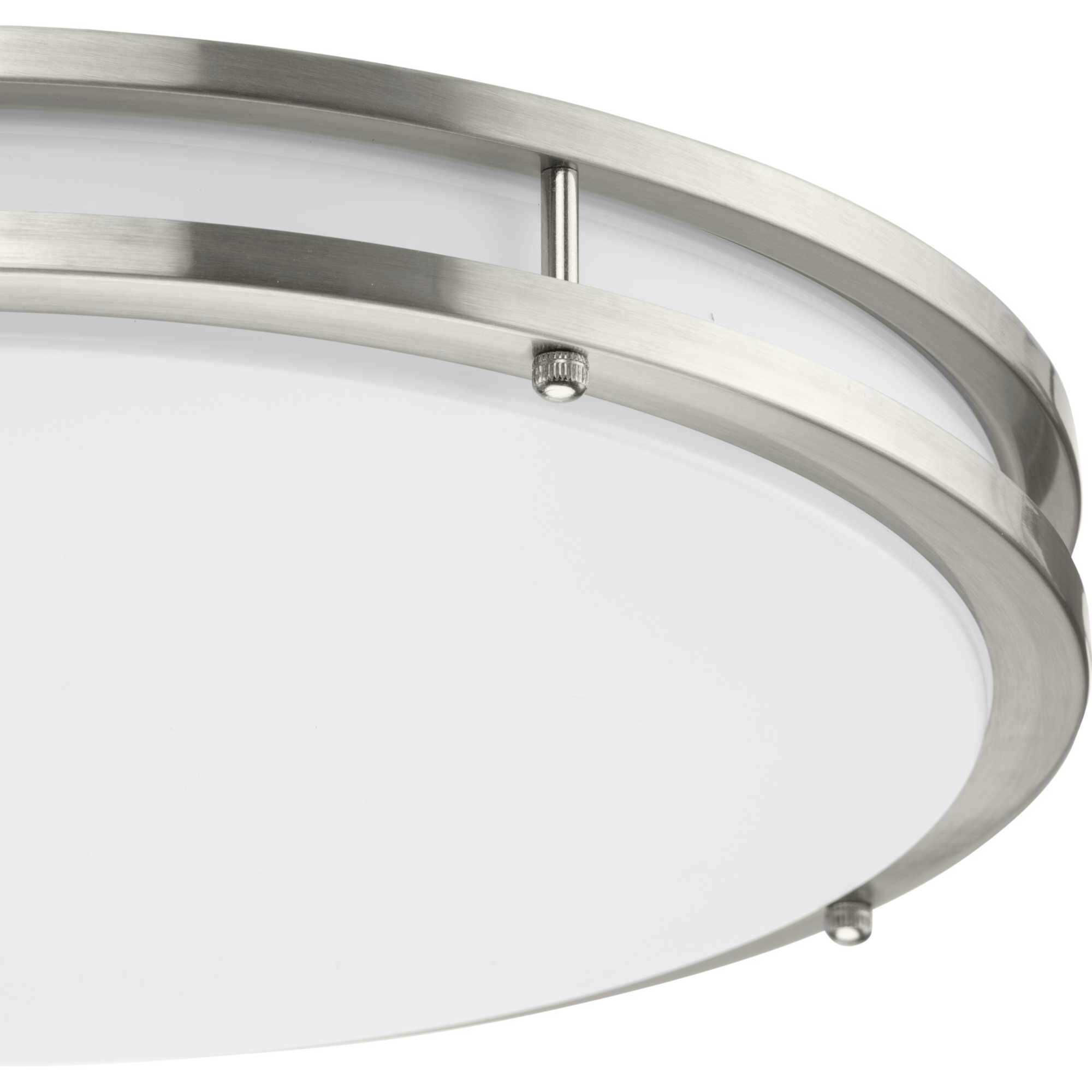 Abide LED LED 17.7 inch Brushed Nickel Flush Mount Ceiling Light, Large, Progress LED