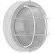 Bulkheads 1 Light 7.88 inch White Outdoor Flush Mount, Ceiling or Wall