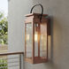 Union Square 1 Light 23.62 inch Antique Copper Wall Lantern, Design Series