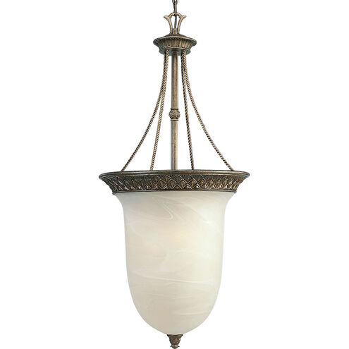 Savannah 3 Light 17 inch Burnished Chestnut Hall & Foyer Ceiling Light