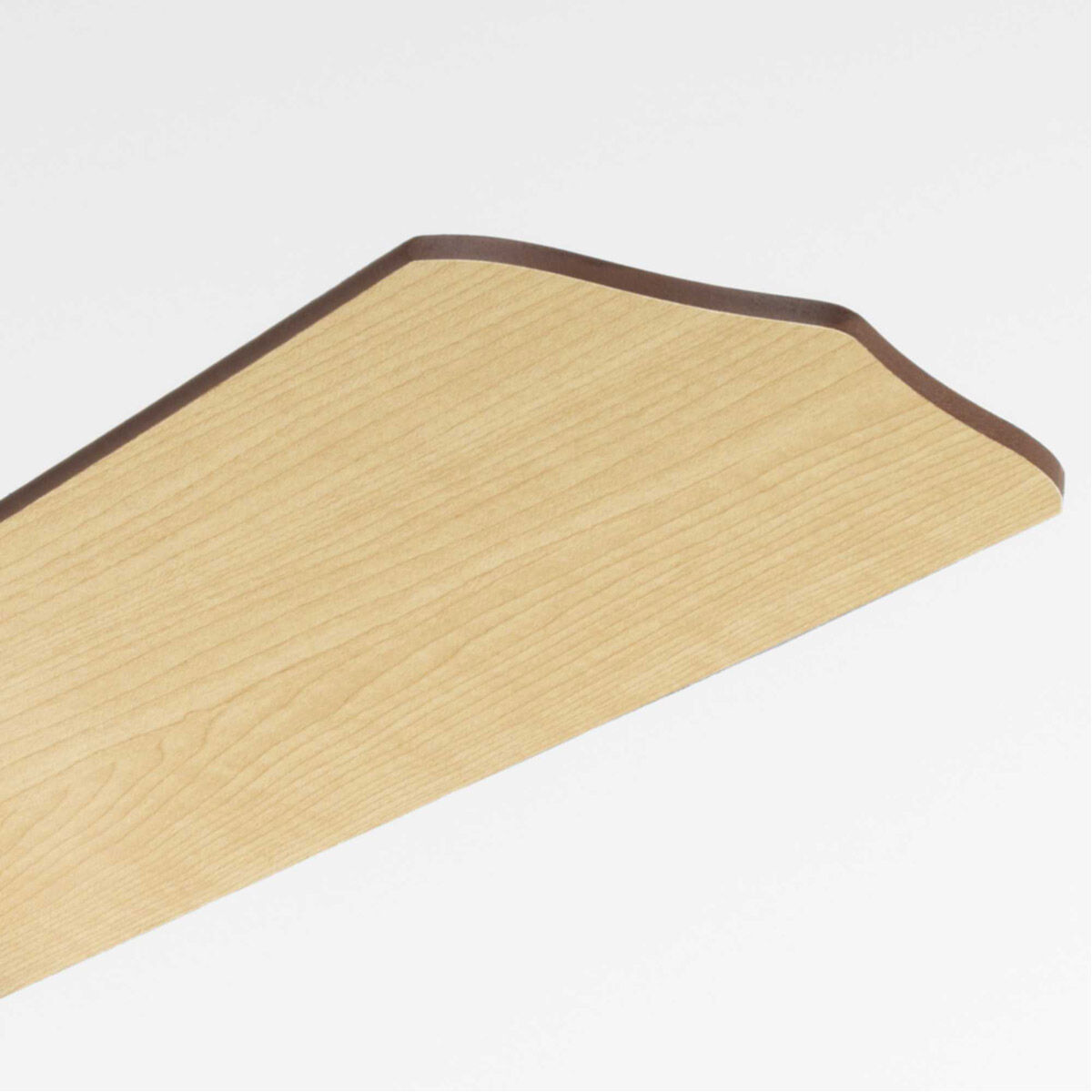 AirPro Hugger 42 inch Brushed Nickel with Cherry/Natural Cherry Blades Ceiling Fan