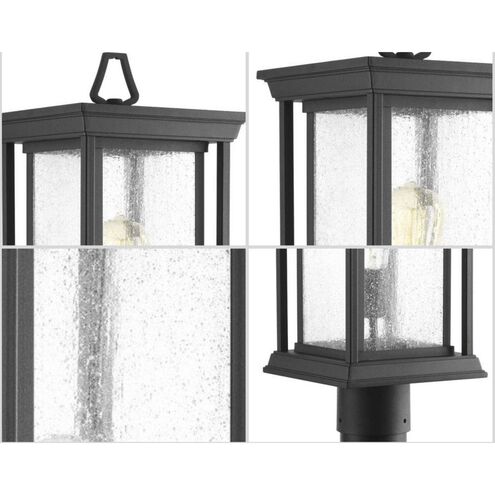 Endicott 1 Light 17.75 inch Textured Black Outdoor Post Lantern