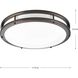 LED CTC COMM LED 18 inch Urban Bronze Flush Mount Ceiling Light, Progress LED