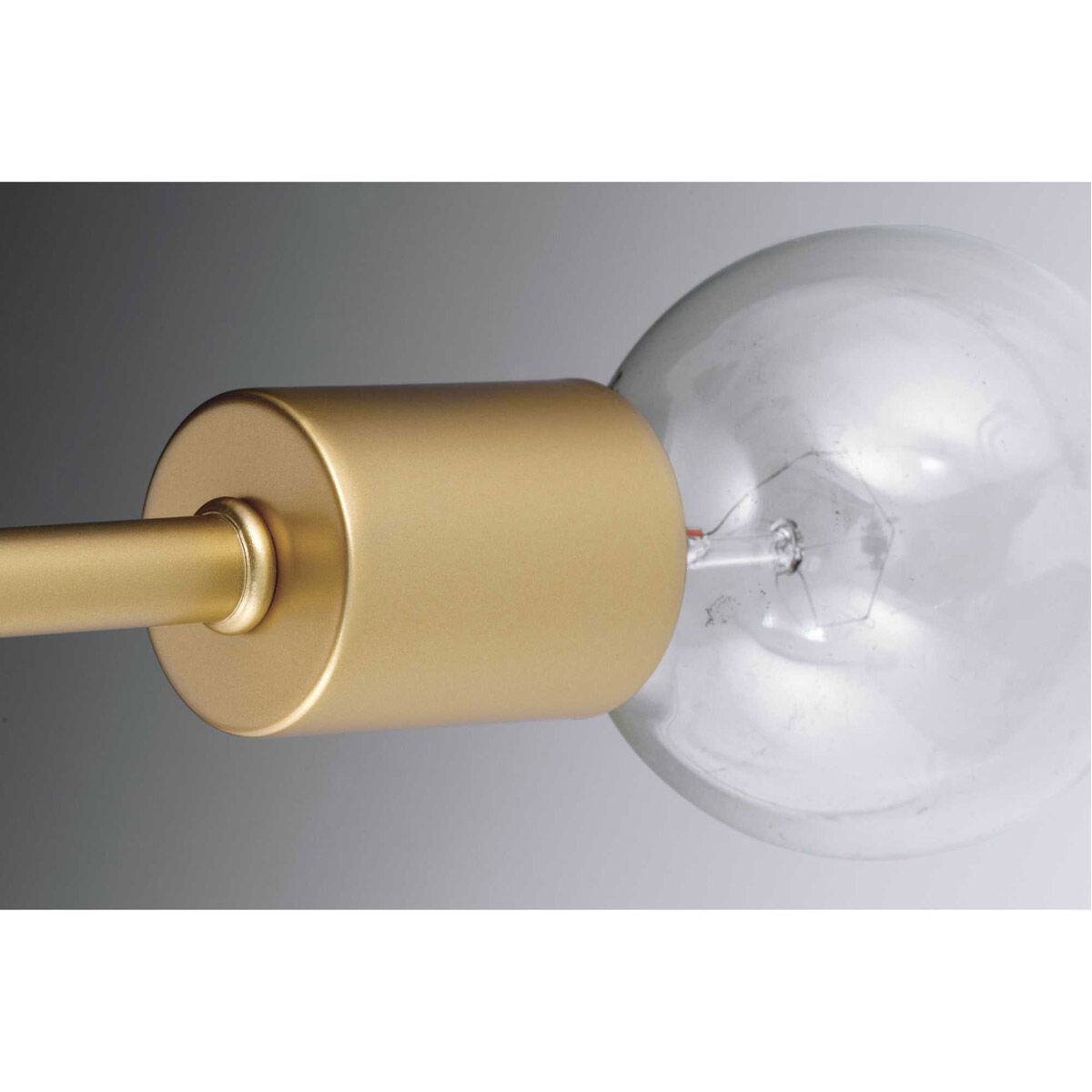 Zag 3 Light 10.25 inch Vintage Gold Chandelier Ceiling Light