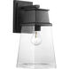 Greene Ridge 1 Light 14 inch Textured Black Outdoor Wall Lantern, Medium