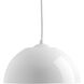 Dome LED LED 10 inch White Pendant Ceiling Light, Progress LED
