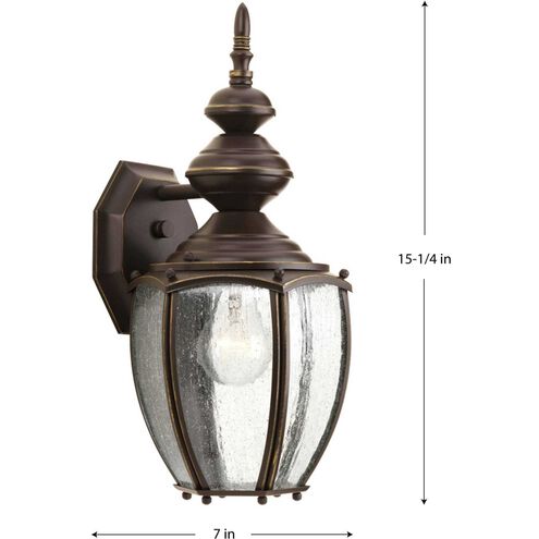 Roman Coach 1 Light 15 inch Antique Bronze Outdoor Wall Lantern, Medium