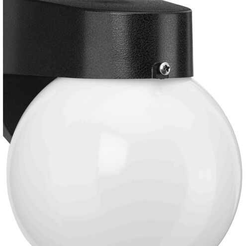 Polycarbonate Outdoor 1 Light 8 inch Textured Black Outdoor Wall Lantern