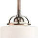 Torque 1 Light 6 inch Copper Bronze Mini-Pendant Ceiling Light