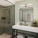 Phase 6.1 LED 36 inch Black Linear Vanity Light Wall Light