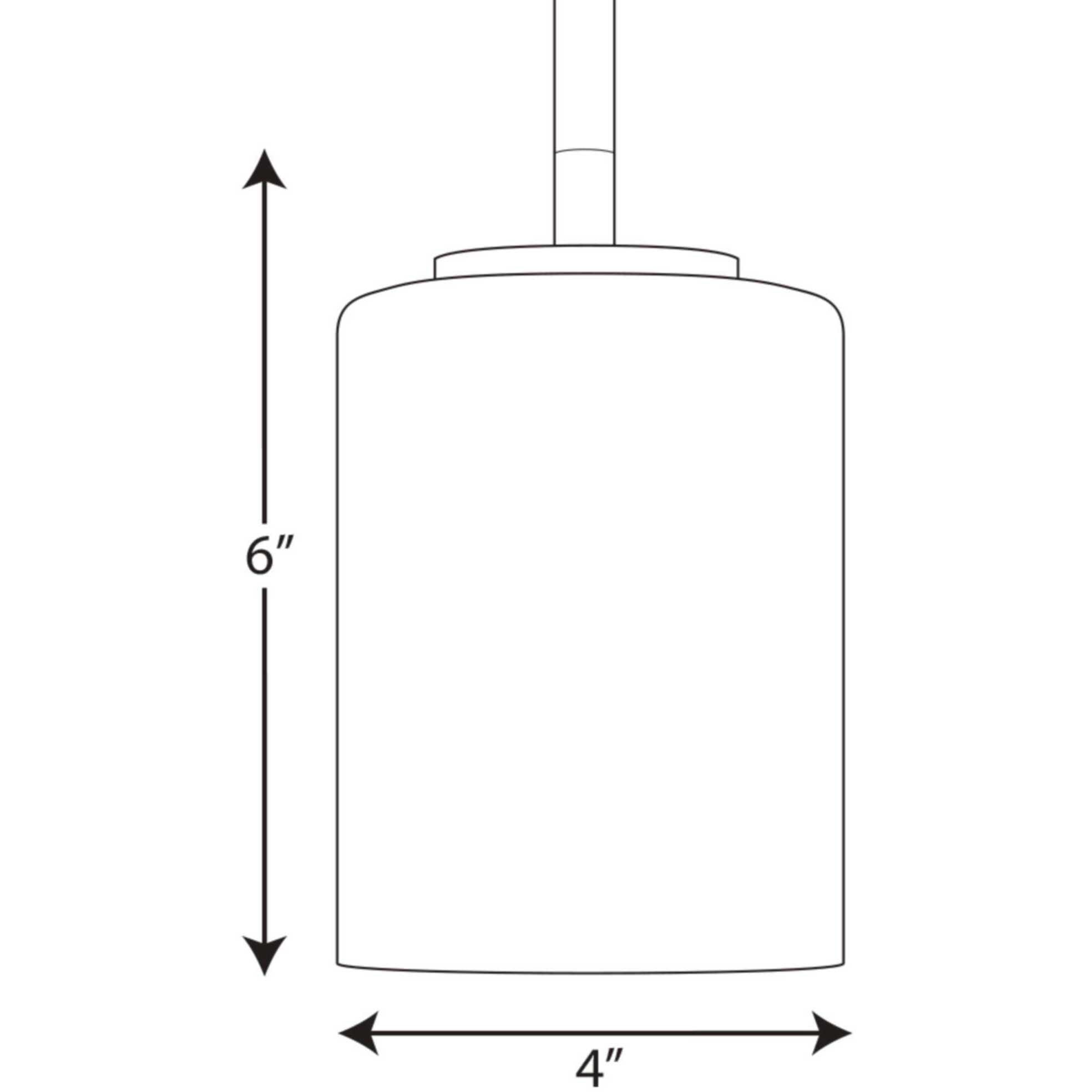 Replay 1 Light 4 inch Brushed Nickel Mini-Pendant Ceiling Light