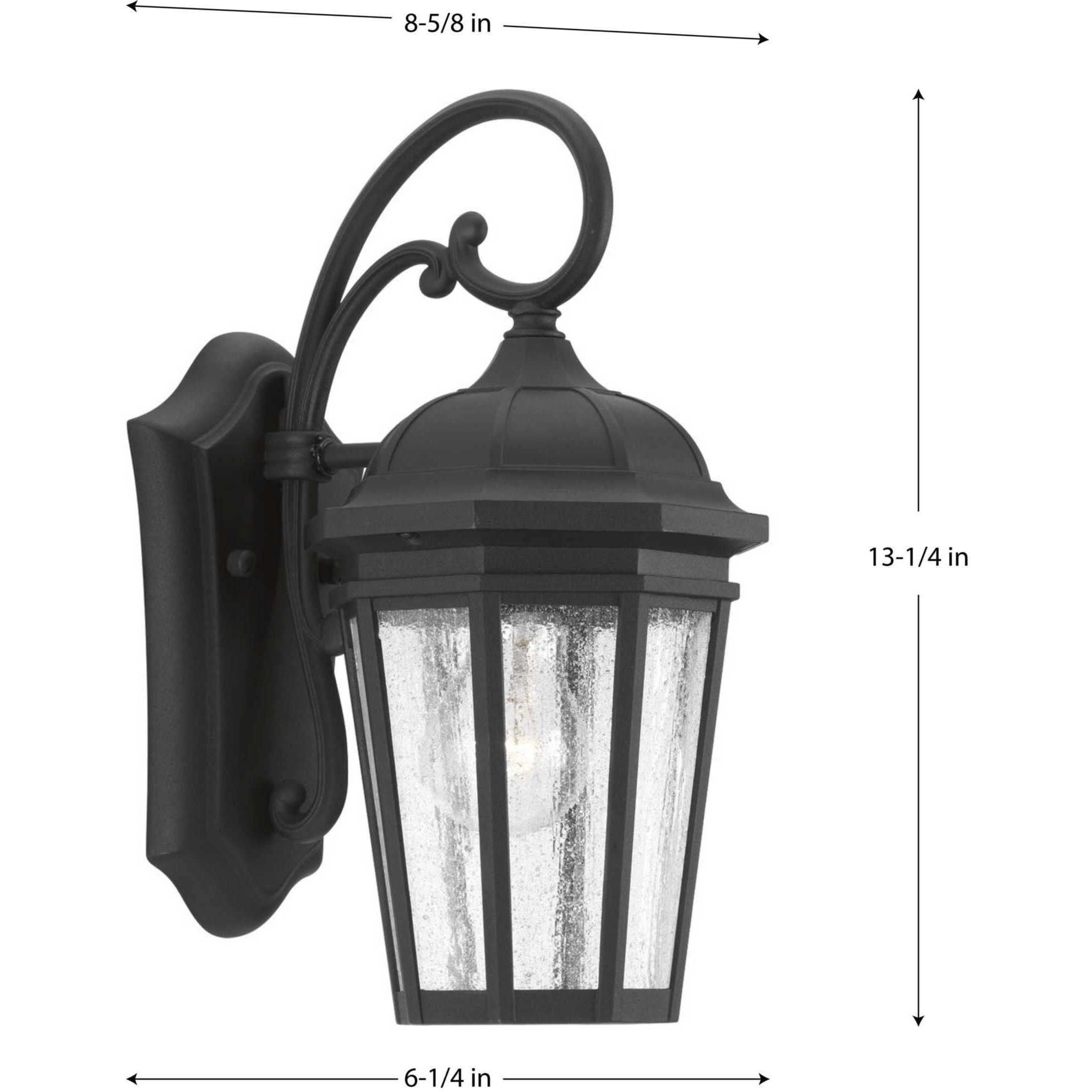 Progress P560014-031 Verdae 1 Light 13 inch Textured Black
