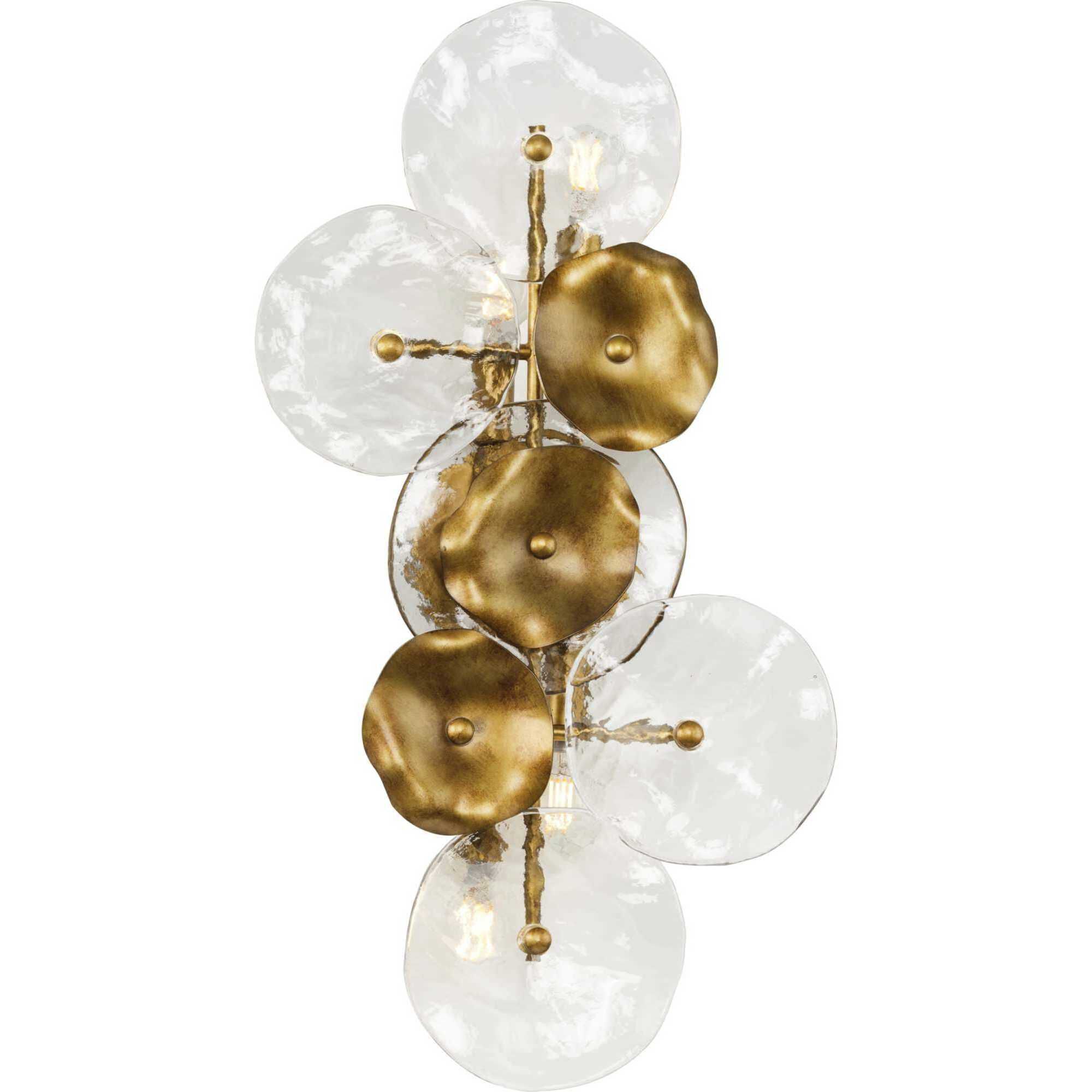 Loretta 4 Light 24 inch Gold Ombre Wall Sconce Wall Light, Design Series