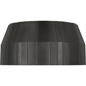 Clodagh Bling LED 15.1 inch Plated Dark Bronze Flushmount Ceiling Light