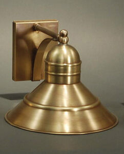 Barn 1 Light 8.25 inch Dark Antique Brass Outdoor Wall Light