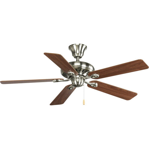 AirPro 52 inch Brushed Nickel with Cherry/Natural Cherry Blades Ceiling Fan