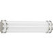 LED Bath Light LED 24 inch Brushed Nickel Bath Vanity Wall Light, Progress LED