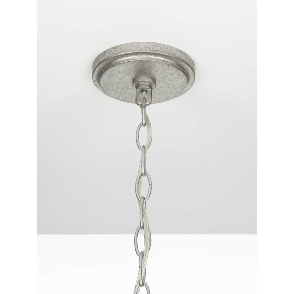 Austelle 4 Light 18 inch Galvanized Chandelier Ceiling Light