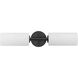 Cofield 2 Light 5.62 inch Matte Black Wall Bracket Wall Light