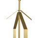 Vertex 4 Light 15 inch Brushed Gold Foyer Light Ceiling Light