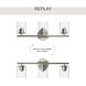 Replay 3 Light 22 inch Polished Nickel Bath & Vanity Light Wall Light