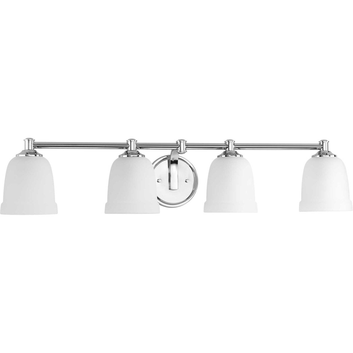 Topsail 4 Light 33.5 inch Polished Chrome Bath Vanity Wall Light