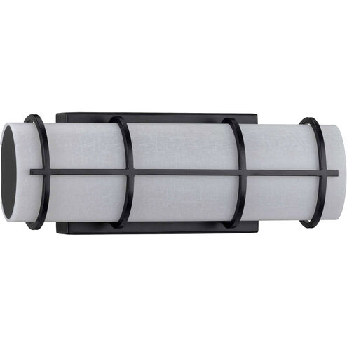 Grid LED LED 14 inch Black Linear Bath Vanity Wall Light, Progress LED